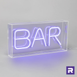 BAR, LED silt, sinine